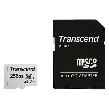 256GB microSDXCカード w/adapter UHS-I U3A1