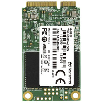 64GB mSATA SSD SATA3 3D TLC