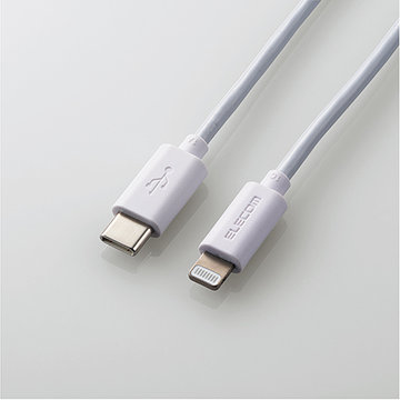 USB C-Lightningケーブル/スタンダード/1.0m/ホワイト