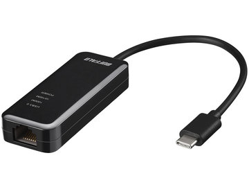 Giga対応 Type-C USB3.1用LANアダプター ブラック