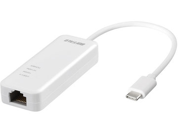 Giga対応 Type-C USB3.1用LANアダプター ホワイト