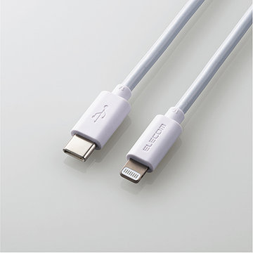 USB C-Lightningケーブル/スタンダード/1.5m/ホワイト