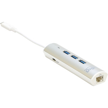 USB3.1 Type-Cドッキングステーションミニ(LAN/シルバー)
