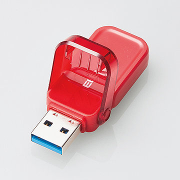 USBメモリ/USB3.1 Gen1/フリップキャップ/32GB/レッド