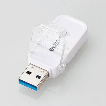 USBメモリ/USB3.1 Gen1/フリップキャップ/32GB/ホワイト