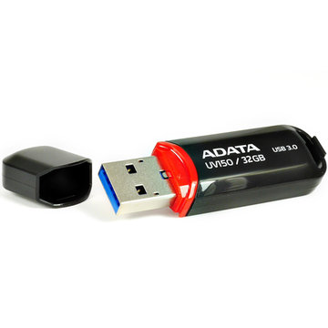 USBメモリ 32GB USB3.2 Gen1 キャップ式 ブラック