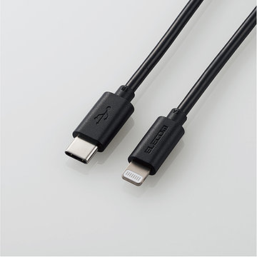 USB-C to Lightningケーブル/2.0m/ブラック