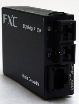 100FX(シングルSC) 2芯マイクロメディアコンバータ