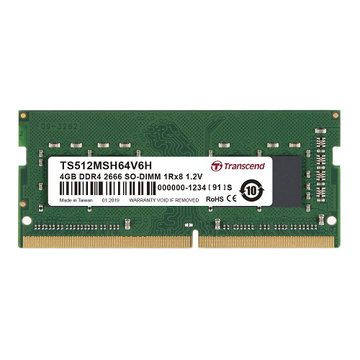 4GB DDR4-2666 SO-DIMM 1Rx8 CL19 1.2V