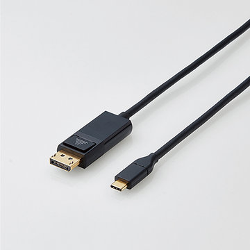 変換ケーブル/USB-C-DisplayPort/1m/ブラック