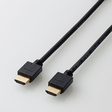 HDMIケーブル/イーサネット対応/2m/ブラック