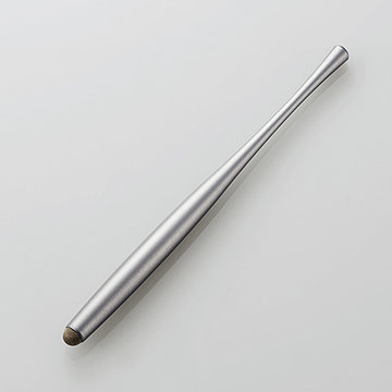 スマホタッチペン/低重心/導電繊維/グレー