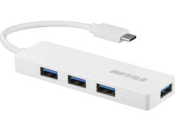 USB3.1 Gen1 Type-C 4ポートバスパワーハブ ホワイト
