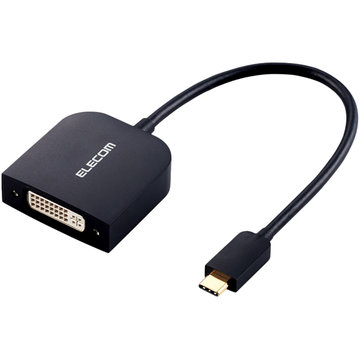 USB Type-C映像変換アダプタ/DVI/ブラック