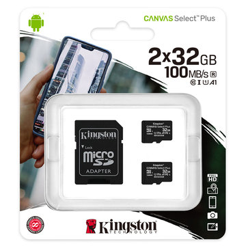 32GBx2 microSDHCカード CL10 UHS-1 U1 AD付