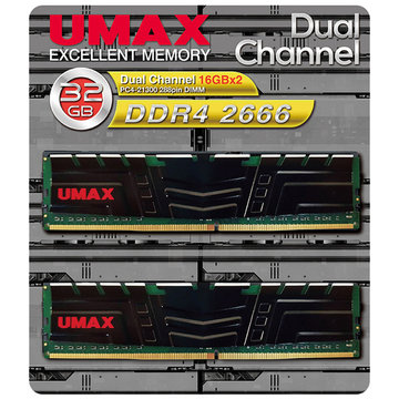 UDIMM DDR4-2666 32GB(16GB×2) H/S