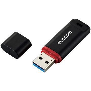 USBメモリー/USB3.2(Gen1)/キャップ式/16GB/ブラック