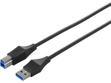 USB2.0 A-B どっちもコネクター 1.5m ブラック