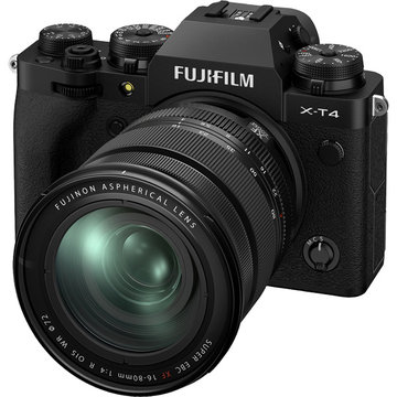 FUJIFILM ミラーレスデジタルカメラ X-T4 レンズキット ブラック F X-T4LK-1680-B