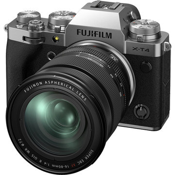 FUJIFILM ミラーレスデジタルカメラ X-T4 レンズキット シルバー F X-T4LK-1680-S