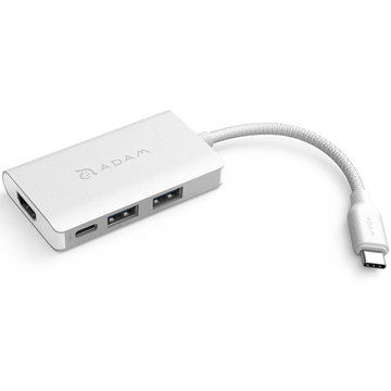 USB Type-Cハブ 2ポートType-A/PD/HDMI シルバー