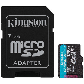 128GB microSDXCカード UHS-I U3 SDアダプタ付