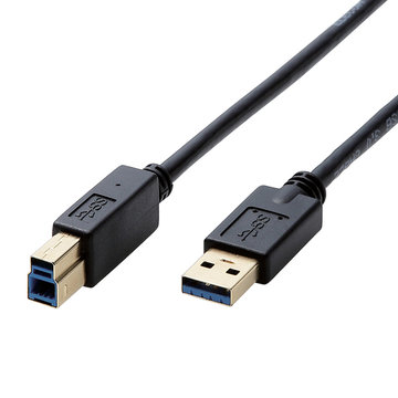 USB3.0ケーブル/A-Bタイプ/0.5m/ブラック