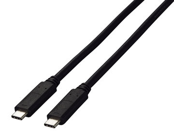 USB Type-C モニターケーブル(1m) ブラック