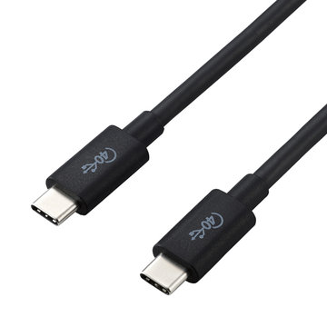 USB4ケーブル/C-C/認証品/0.8m/ブラック