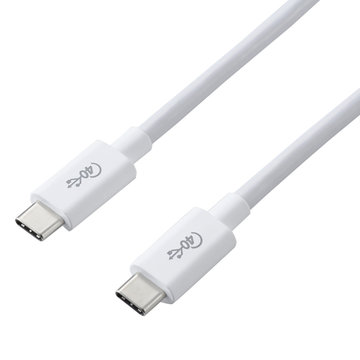 USB4ケーブル/C-C/認証品/0.8m/ホワイト