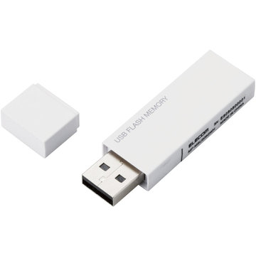 USBメモリー/USB2.0対応/64GB/ホワイト