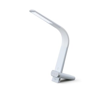 LEDデスクライト Qi充電 縦置き 調光・調色 ホワイト