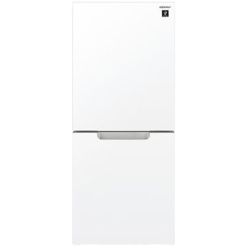SHARP 冷蔵庫 152L コンパクト2ドア クリアホワイト SJ-GD15G-W