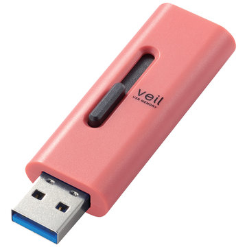 USBメモリー/USB3.2(Gen1)/スライド式/32GB/レッド