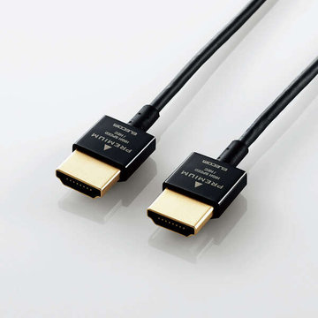 HDMIケーブル/Premium/スーパースリム/1.0m/ブラック