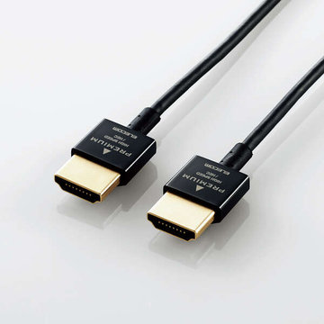HDMIケーブル/Premium/スーパースリム/1.5m/ブラック