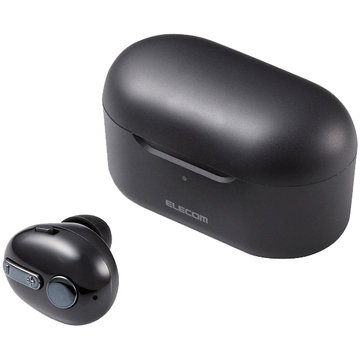 Bluetoothヘッドセット/極小/充電ケース付き/ブラック