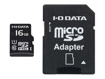 UHS-I U1対応microSDHCカード 16GB