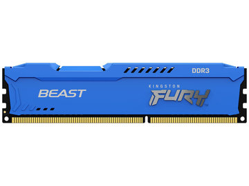 4GB DDR3-1600 CL10 DIMM FURY Blue