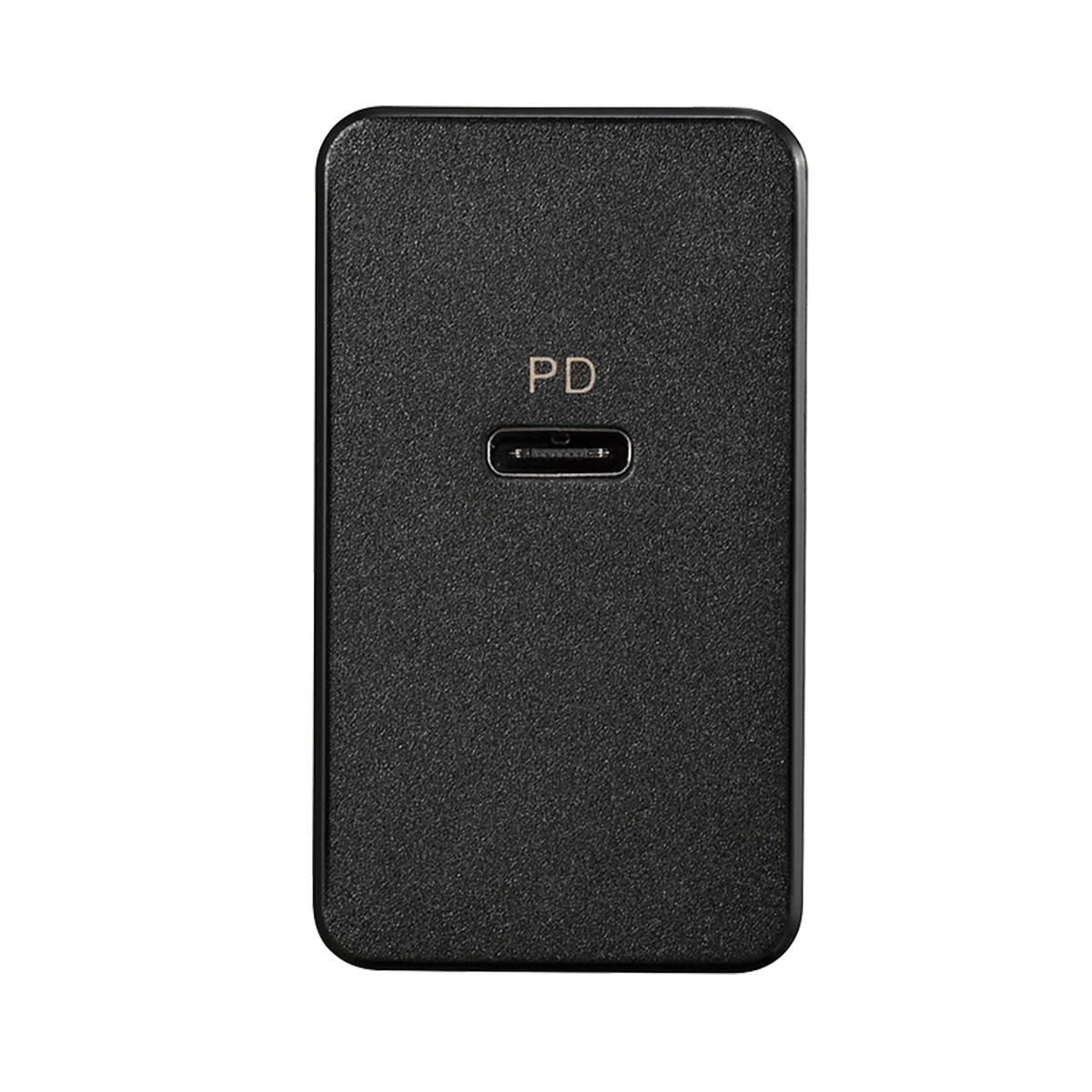 USB電源アダプター PD45W 1ポート ケーブル付 ブラック