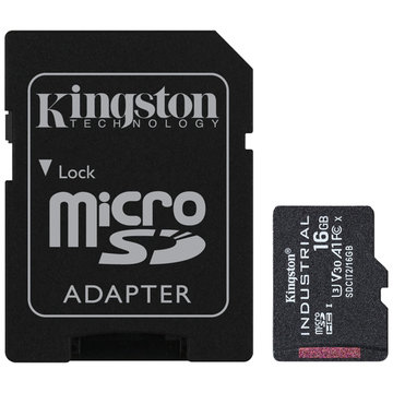 16GB microSDHC UHS-I 産業Gカード+アダプタ付