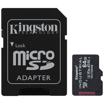 64GB microSDXC UHS-I 産業Gカード+アダプタ付