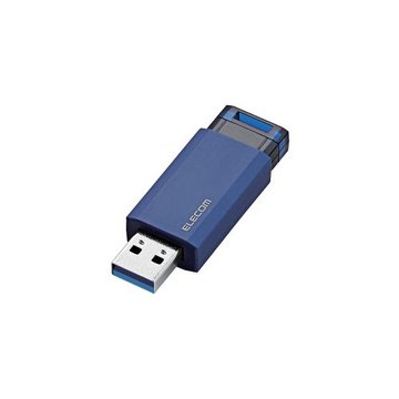 USBメモリー/USB3.1(Gen1)/ノック式/128GB/ブルー