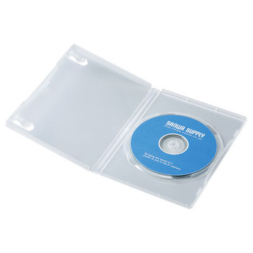 DVDトールケース(1枚収納・10枚セット・クリア)