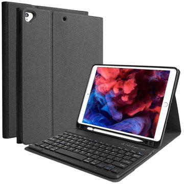 iPad10.2(9・8・7) ワイヤレスキーボード付ケース ブラック