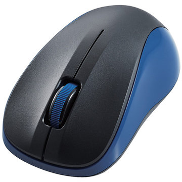 マウス/Bluetooth/IR LED/3ボタン/S/静音/ブルー