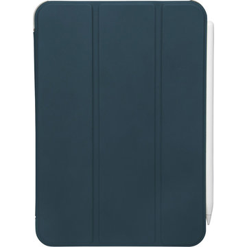 第6世代iPad miniハイブリッドマットレザーケース ブルー