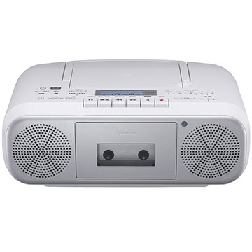 CDラジオカセットレコーダー (シルバー)