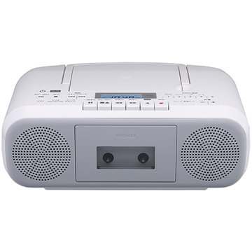 CDラジオカセットレコーダー (グレー)