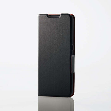 OPPO A55s 5G/レザーケース/手帳型/薄型/ブラック